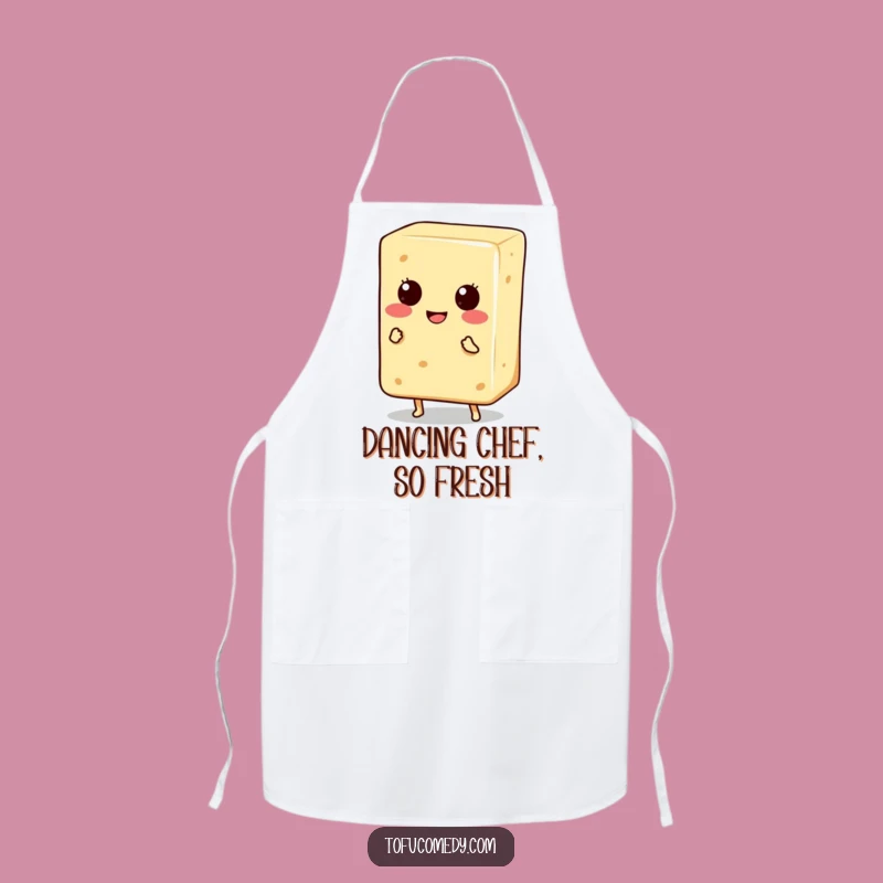 Funny Dancing Tofu Apron: Kitchen Moves, a Playful Funny Gift