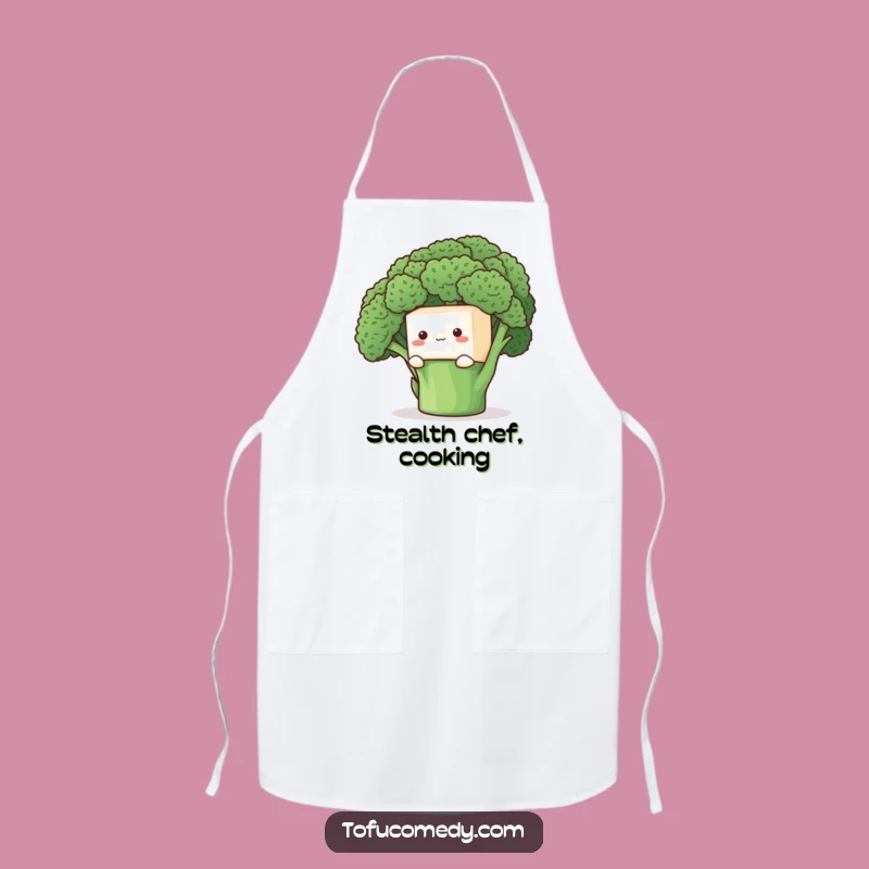 Funny Shy Tofu Apron: Kitchen Hideaway, a Cute Funny Gift