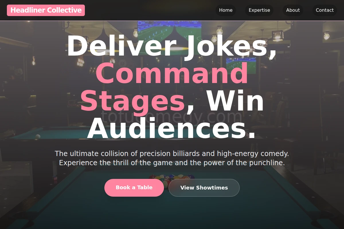 Comedy-tour Billiards