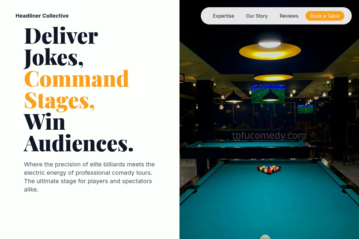 Comedy-tour Billiards