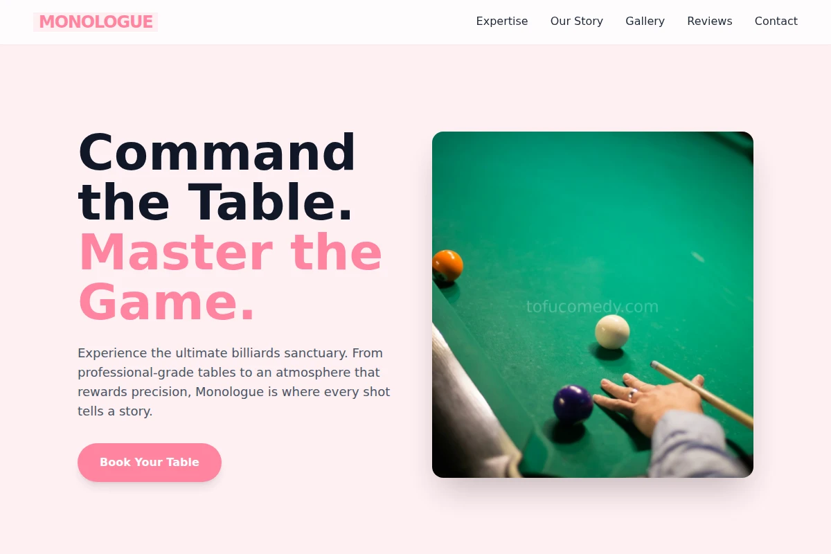 Monologue Billiards
