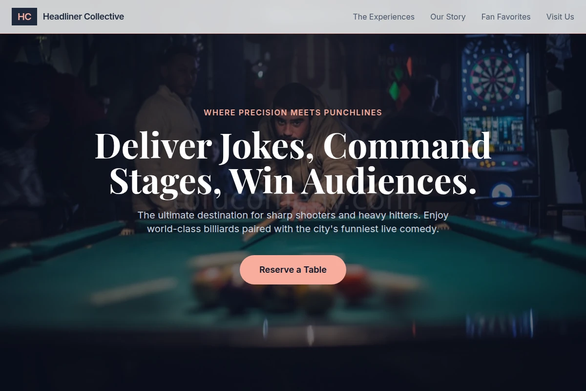 Comedy-night Billiards