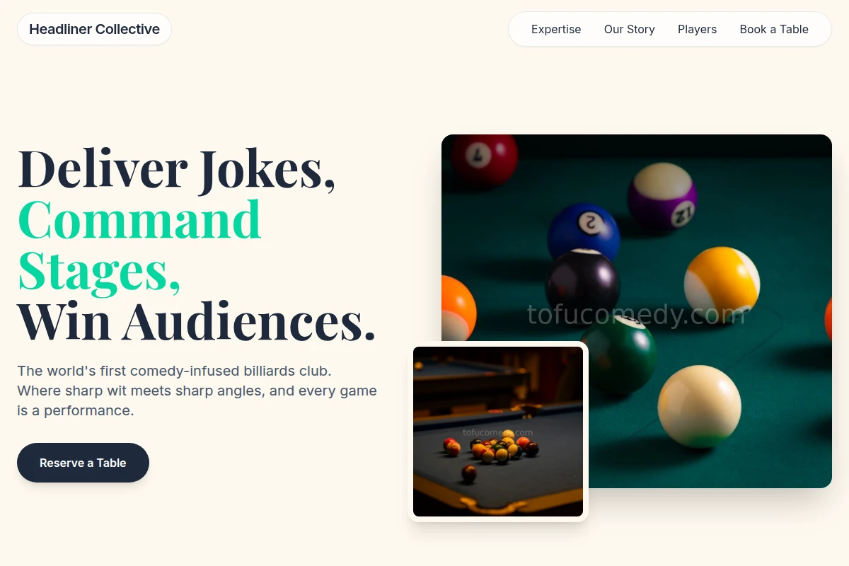 Gag-reel Billiards