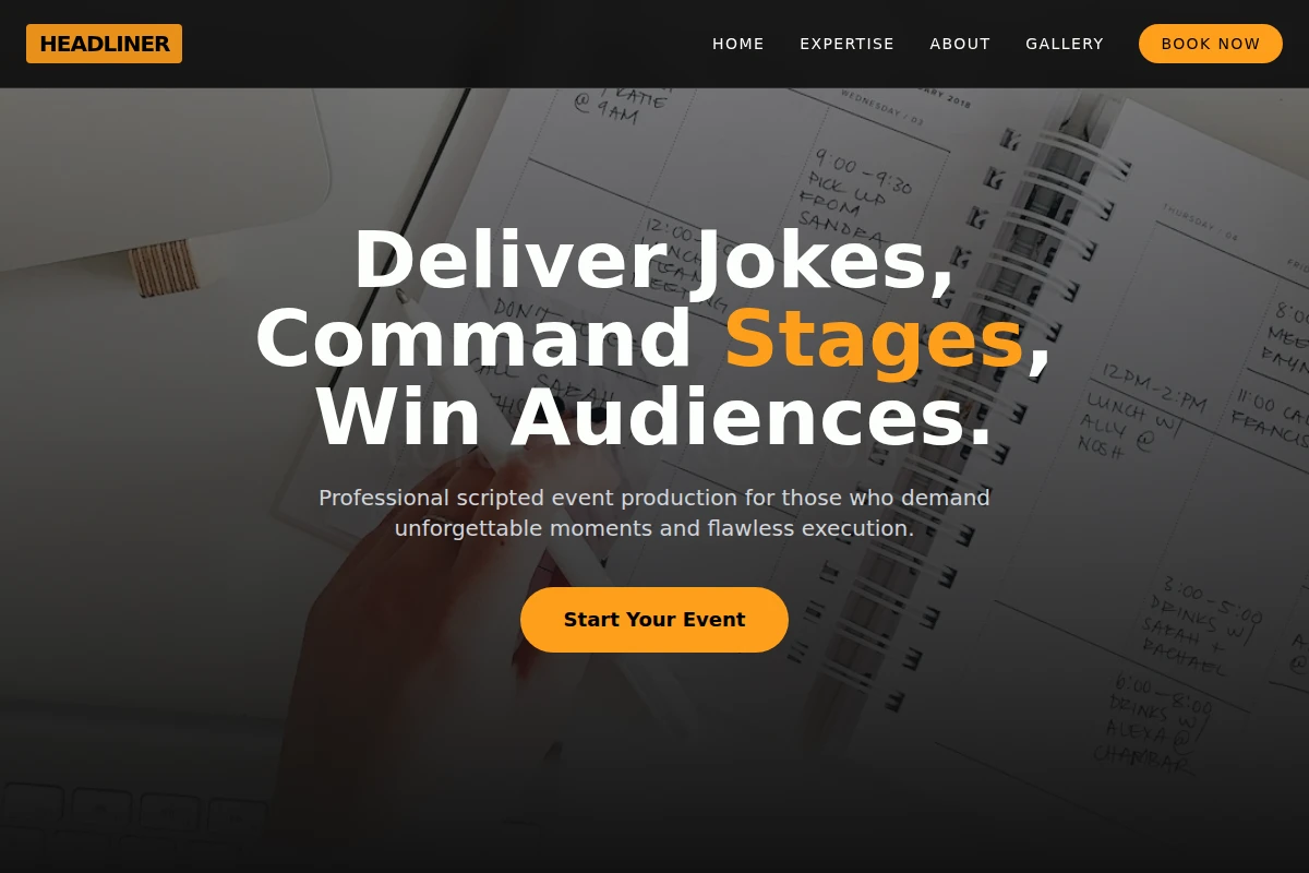 Script Event Planning
