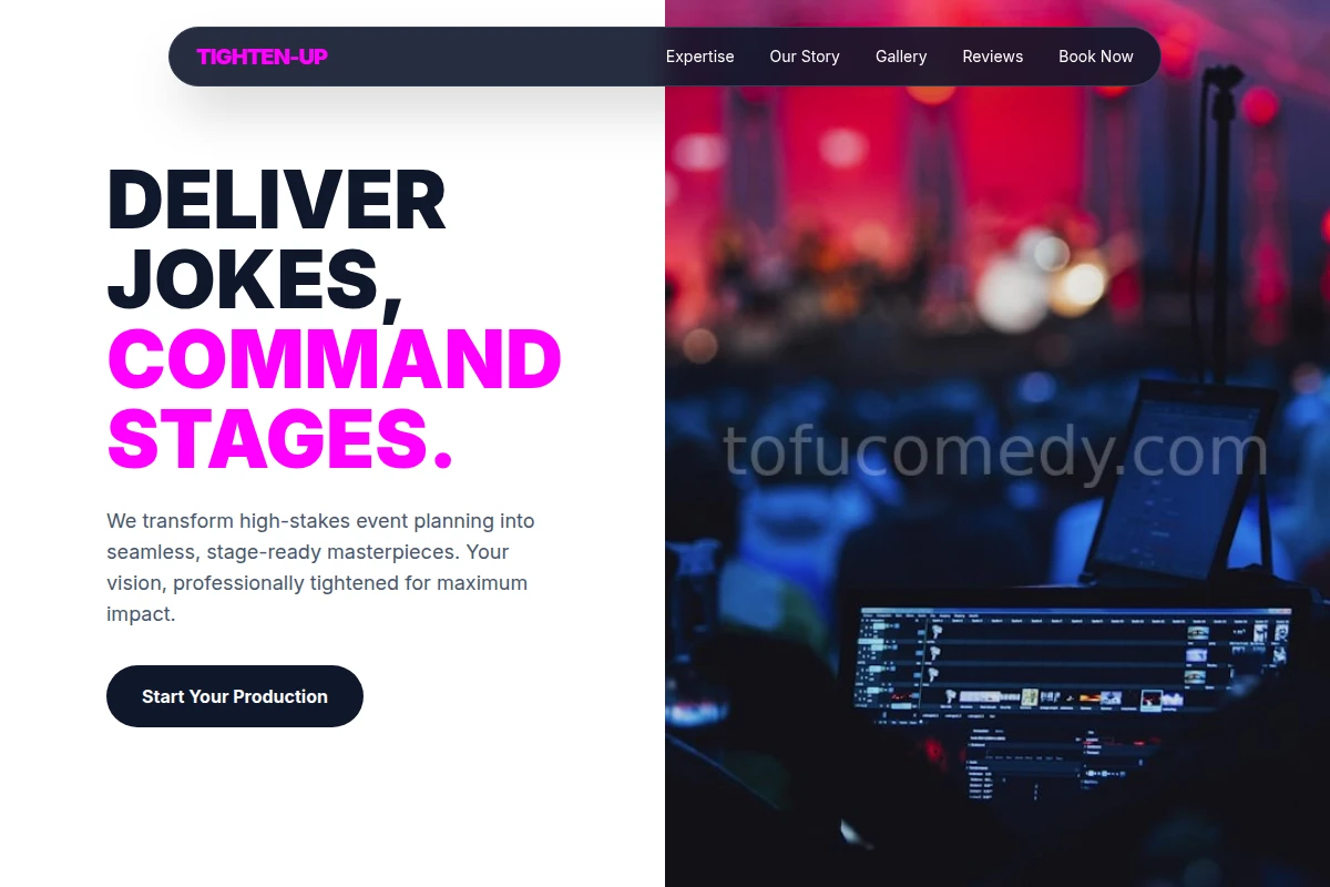 Tighten-up Event Planning