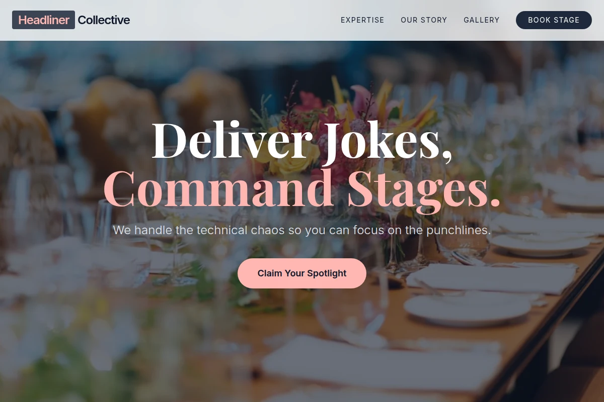 Stage Event Planning