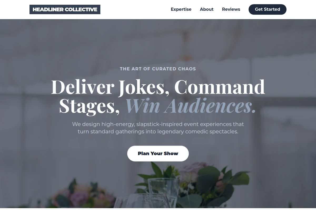 Slapstick Event Planning
