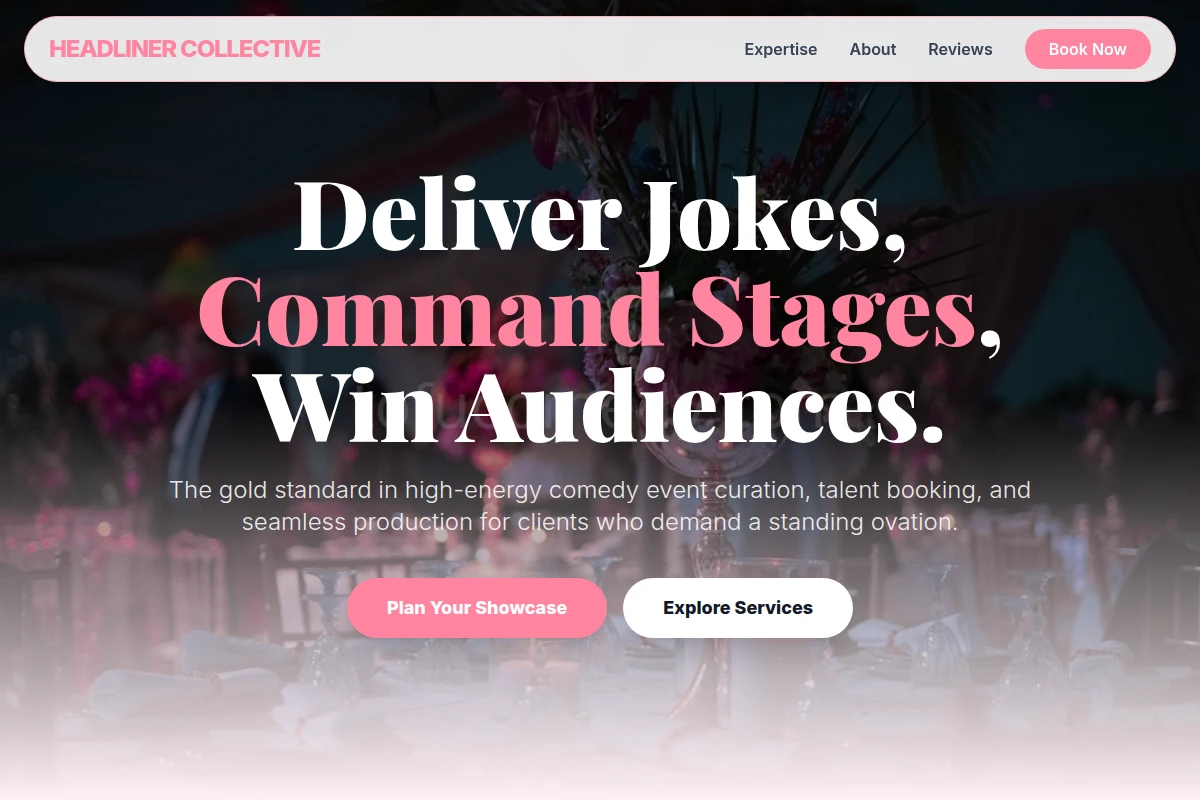 Laugh-track Event Planning