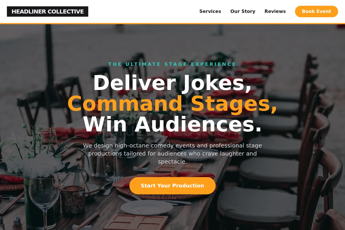 Slapstick Event Planning