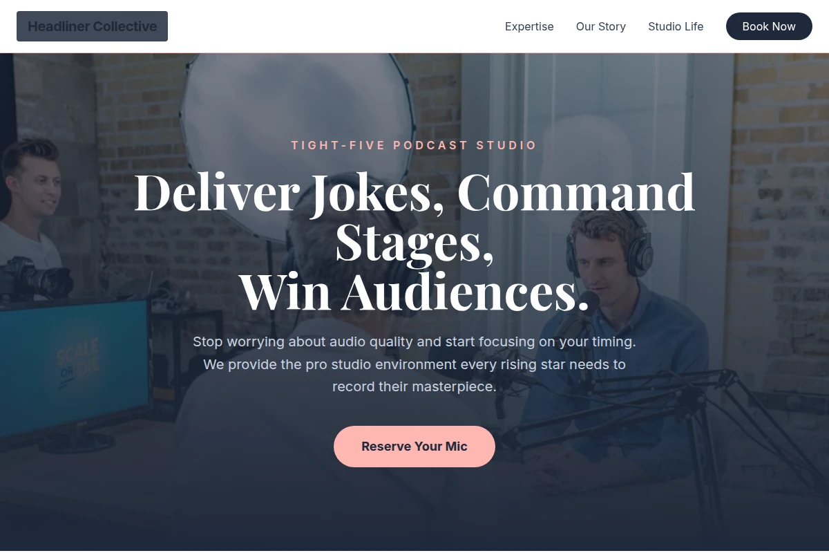 Tight-five Podcast Studio