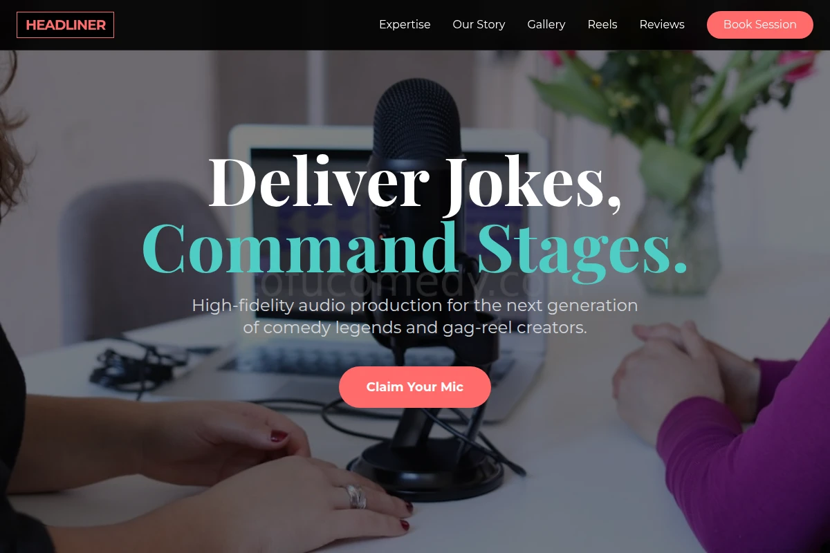 Gag-reel Podcast Studio